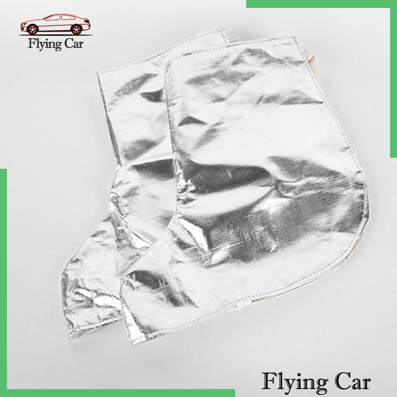 Set 2 Tạp Dề Lá Nhôm Bảo Vệ Chân Dùng Trong Phòng Thí Nghiệm / Cá