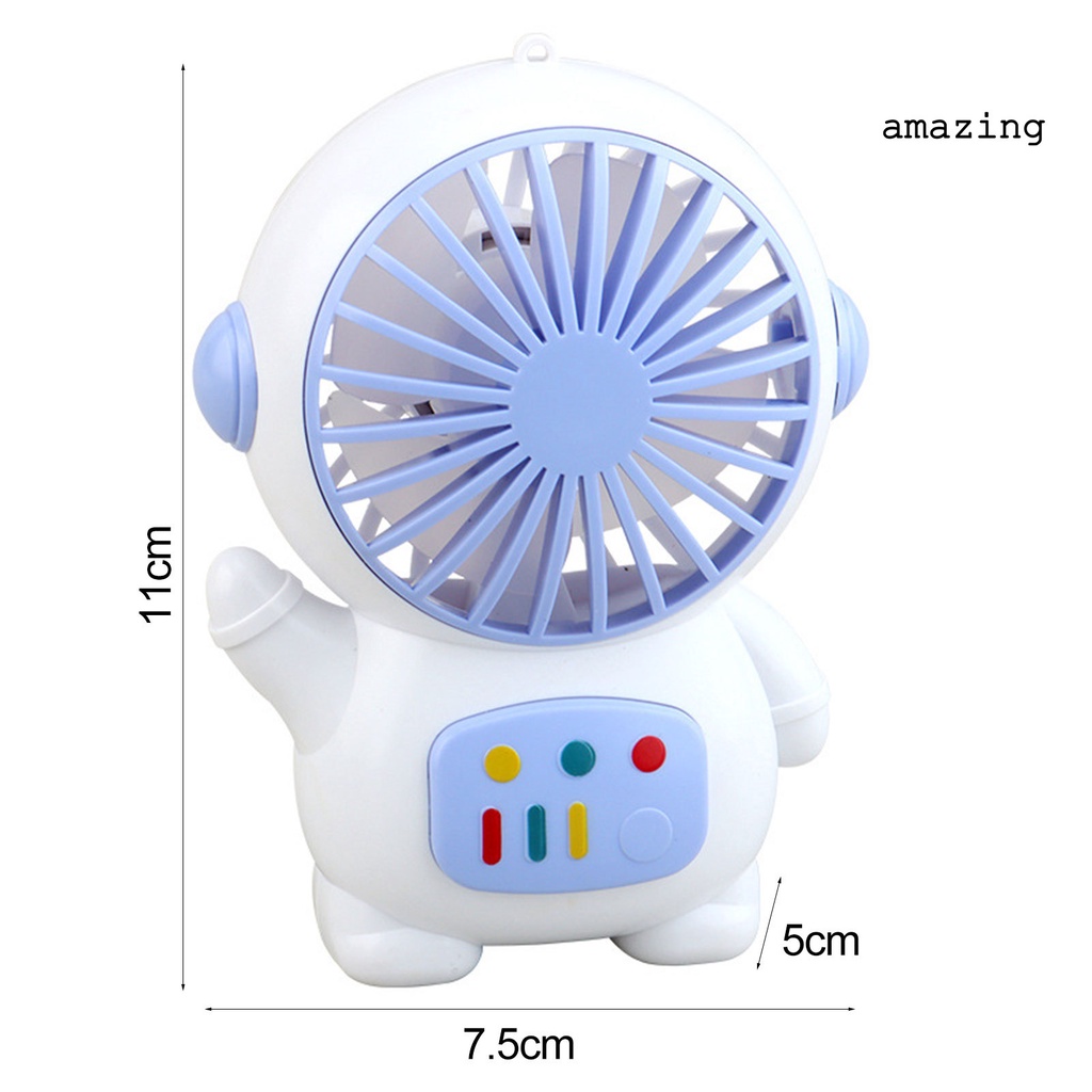 1 Bộ Quạt Cầm Tay 2 Tốc Độ Ít Ồn Thiết Kế Góc Rộng Tiện Dụng Cho Văn Phòng