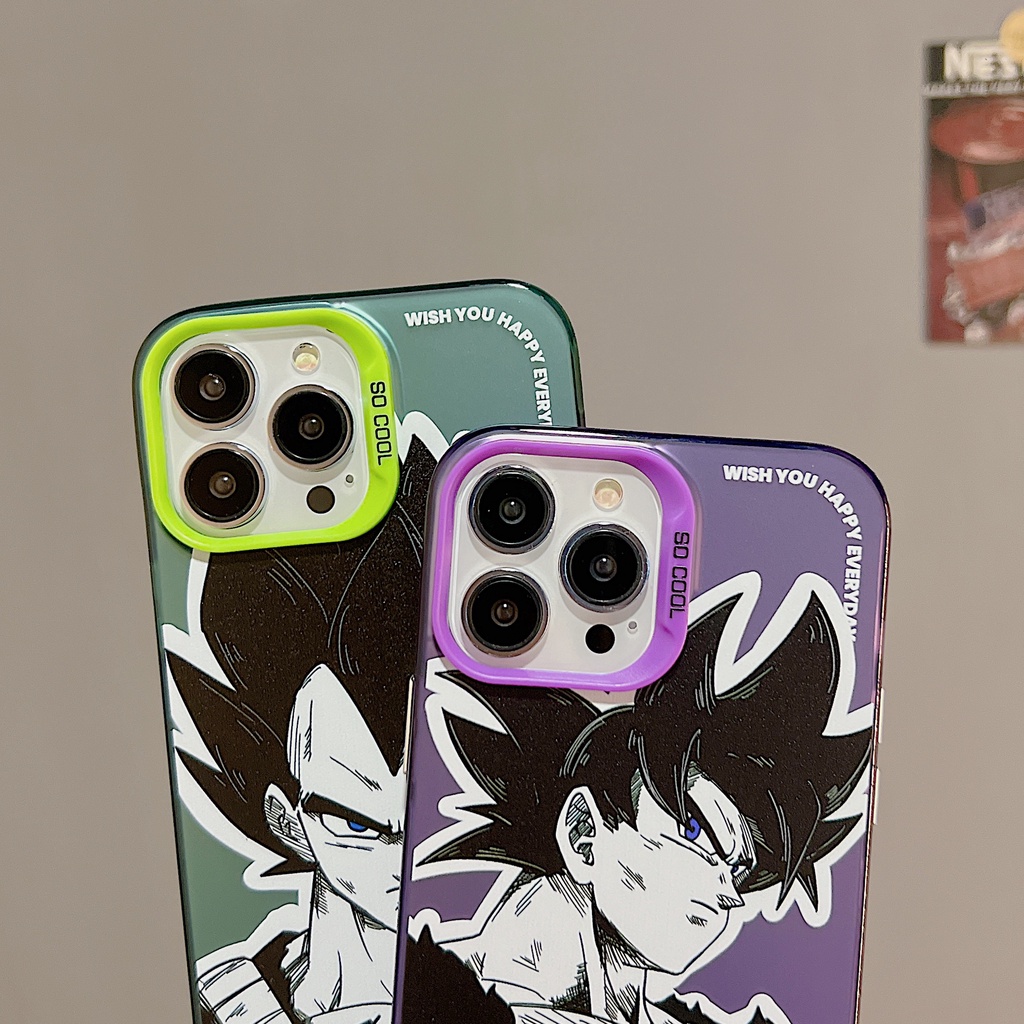 Ốp Điện Thoại TPU Mềm Nhám Trong Suốt Họa Tiết Dragon Ball Cho iPhone 11 13 12 14 Pro Max