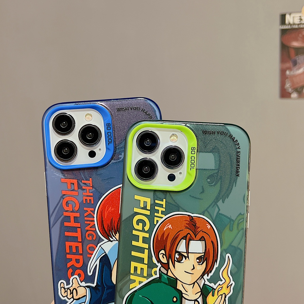 Ốp Điện Thoại TPU Trong Suốt Họa Tiết Hoạt Hình Hai Mặt Cho iPhone 11 13 12 14 Pro Max