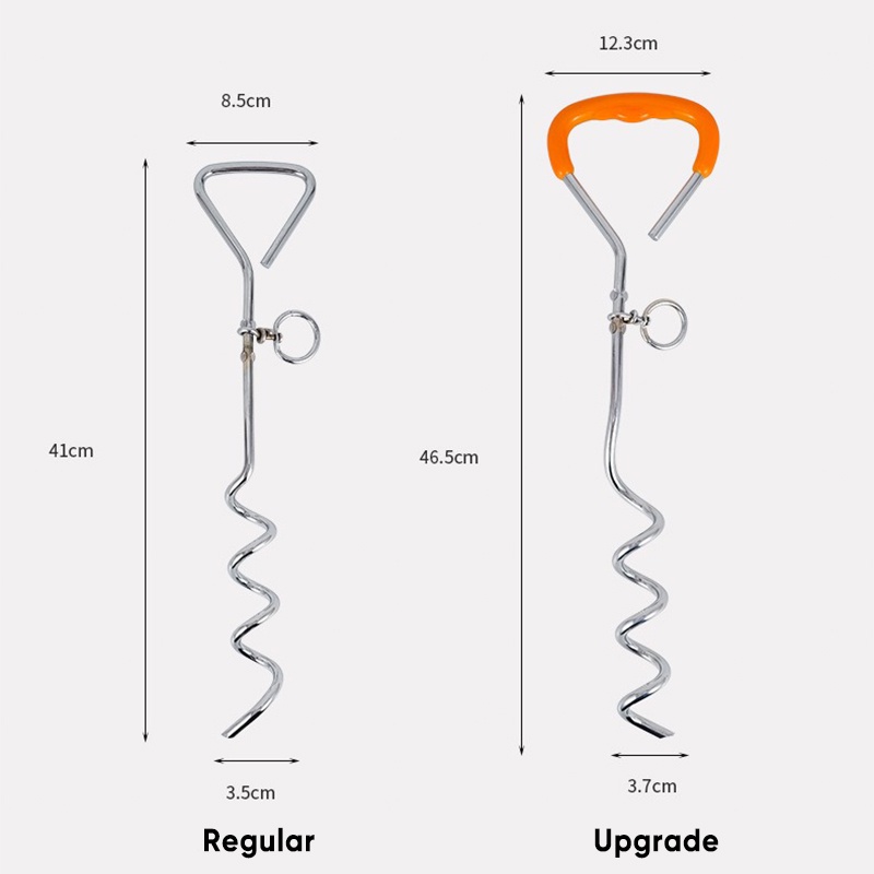 Dây Buộc Thú Cưng Bằng Thép Không Gỉ Tiện Dụng Cho Sân Vườn / Cắm Trại