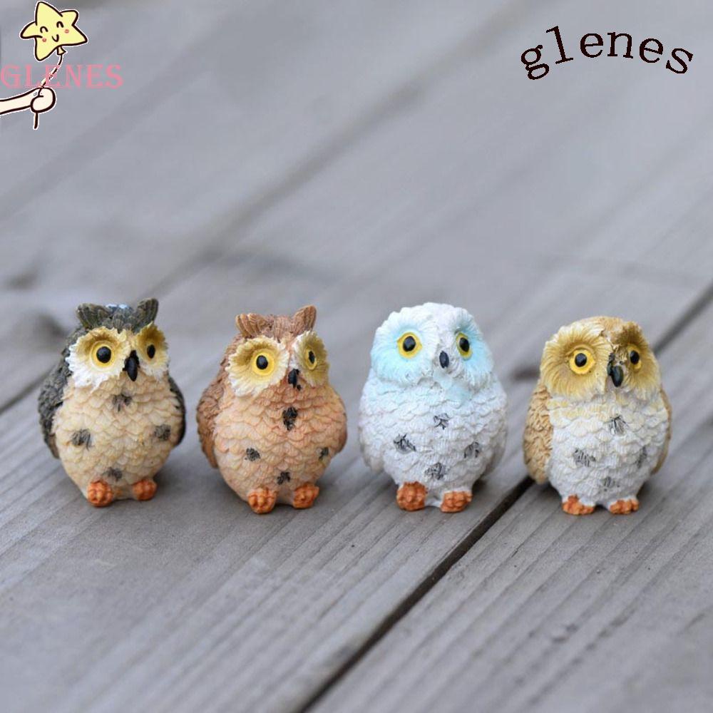 Mô Hình Chim Cú Mini Siêu Bền Dùng Trang Trí Sân Vườn / Tiểu Cảnh