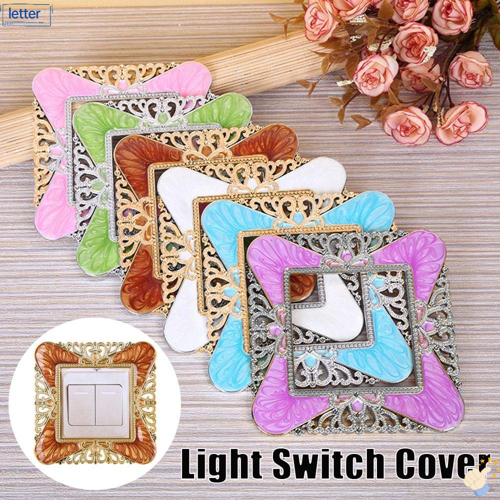 Vỏ Bọc Công Tắc Đèn Gắn Tường Phòng Khách Bằng Nhựa Thiết Kế Sáng Tạo