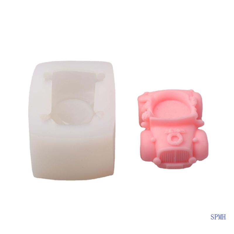 Khuôn Làm Nến Handmade Silicone Hình Xe Hơi 3D Cổ Điển