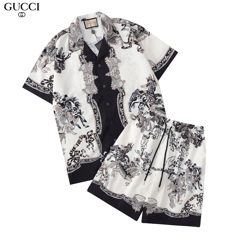 Set Áo Thun Ngắn Tay Và Quần Short Thời Trang Đường Phố Cổ Điển G8U8C88