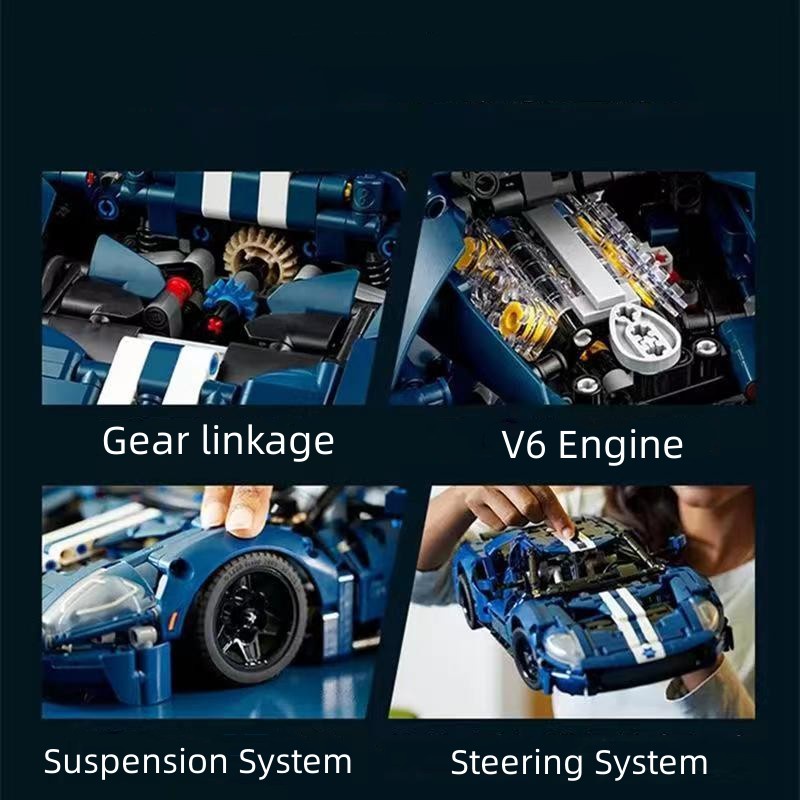 Đồ chơi lắp ráp mô hình Technic Siêu Xe Thể Thao Ford GT 6116