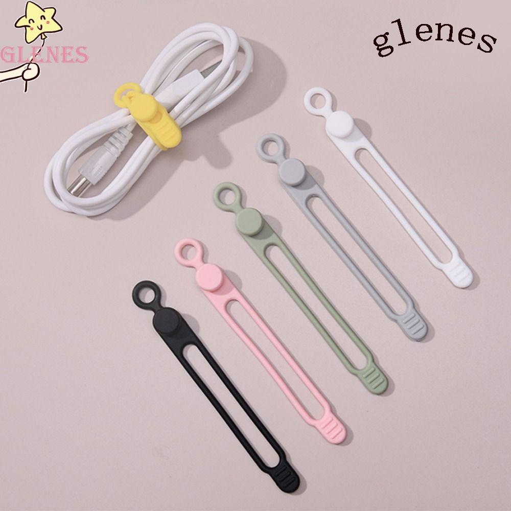 Kẹp Cố Định Dây Cáp / Tai Nghe Bằng Silicone Siêu Bền Tiện Dụng