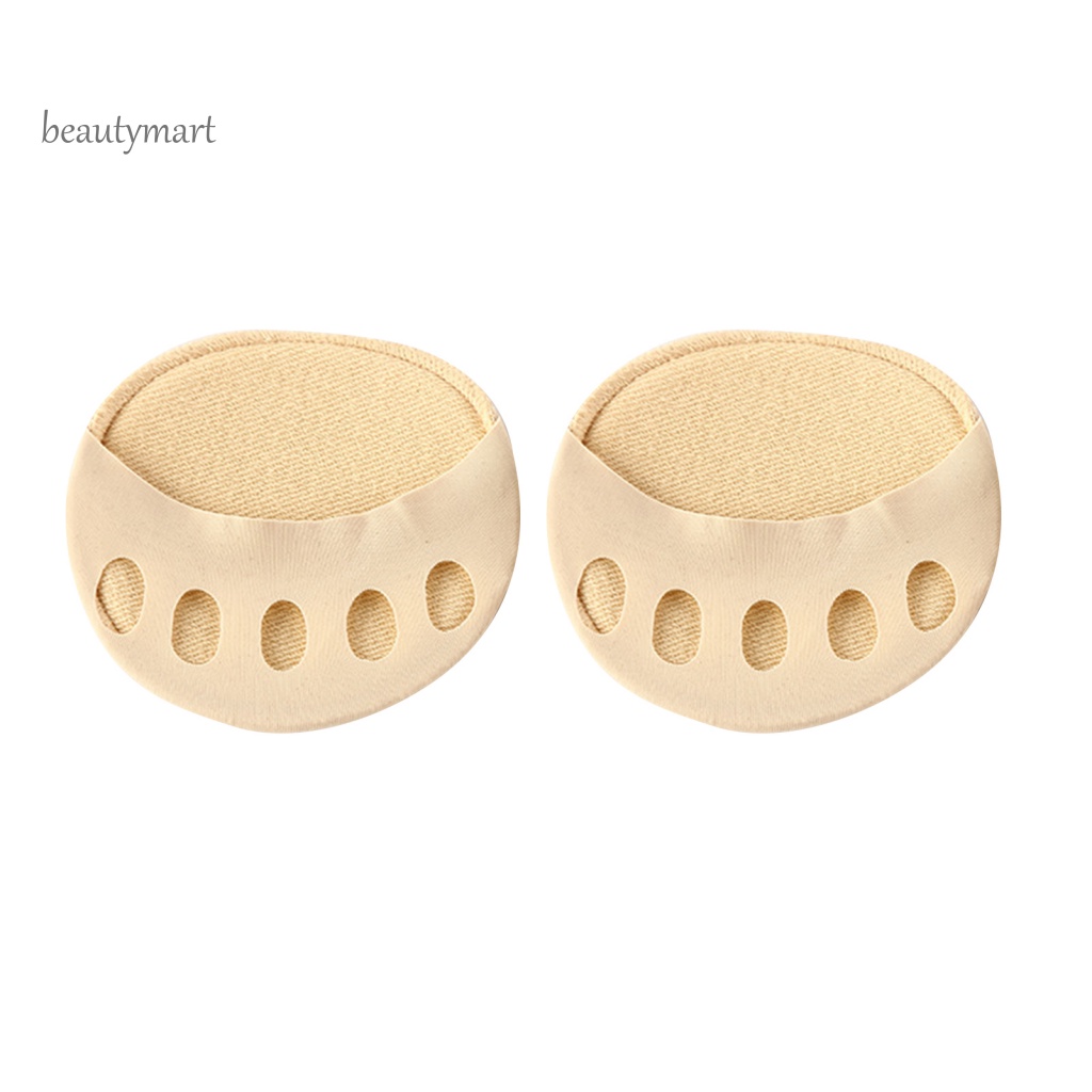 1 Cặp Vớ Nửa Ngón Chân Thoáng Khí Kháng Khuẩn Màu Đen Và Kaki