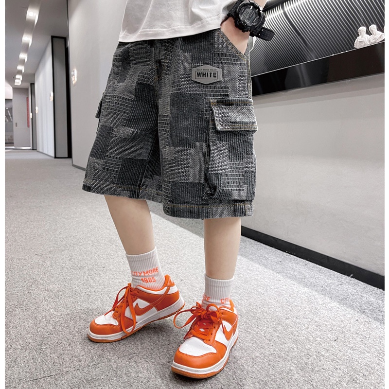 Quần Jeans Lửng Thời Trang Dành Cho Bé Trai