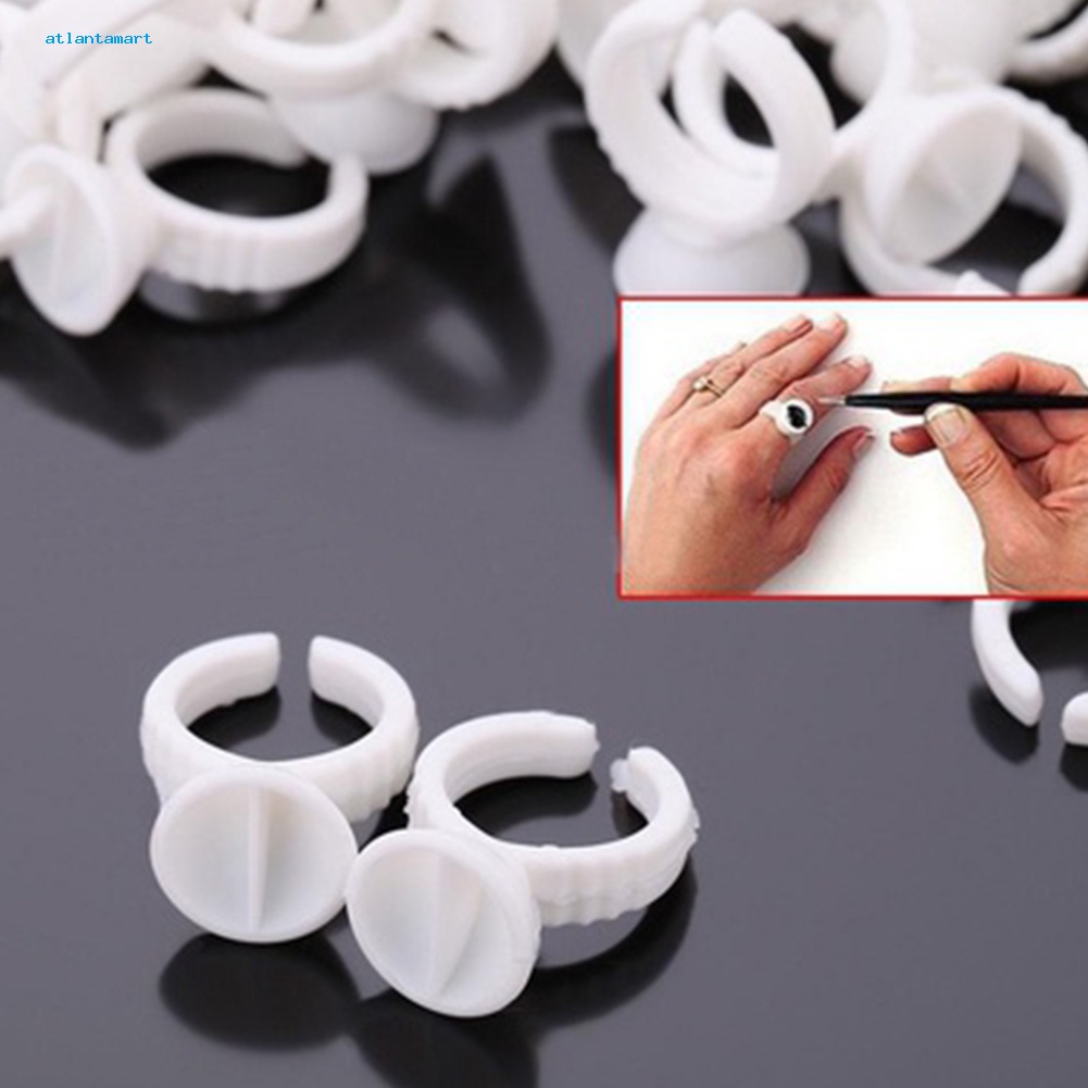 Túi Đựng Đồ Dùng Cao Cấp Tiện Dụng| Set 100 Giá Đỡ Nhẫn 100 Cái Cho Nối Mi Dùng Một Lần