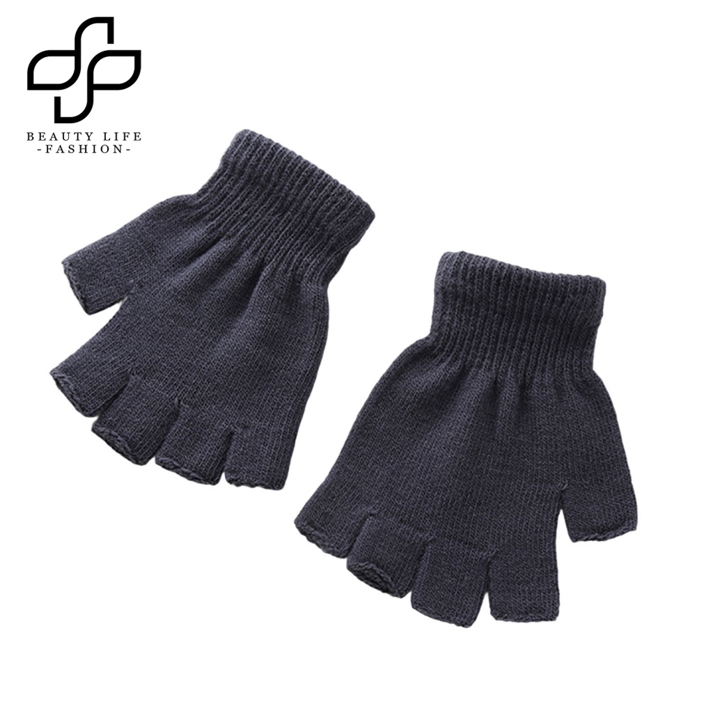 1 Đôi Găng Tay Nửa Ngón Chống Trượt Thoải Mái Chống Gió Tiện Dụng Khi Lái Xe