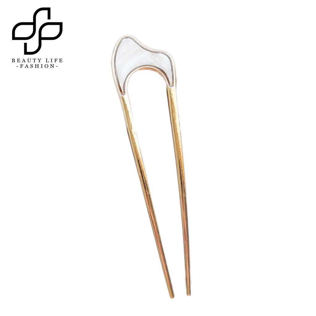 Trâm Cài Tóc Hình Chữ U Bằng Hợp Kim Dùng Hàng Ngày Cho Bạn Gái