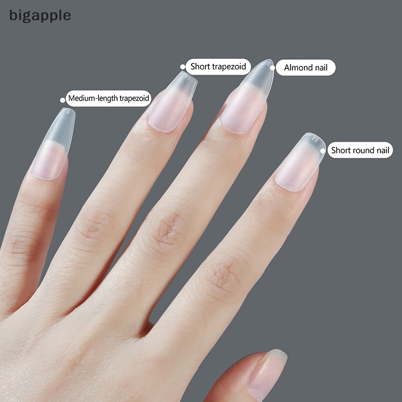 Bộ 420 Móng Tay Giả Ballerina Ngắn Che Phủ Toàn Diện