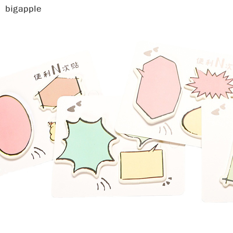 Bigapple Nhãn Dán Ghi Chú Dia Đơn Giản Tươi Tắn Sáng Tạo RDG