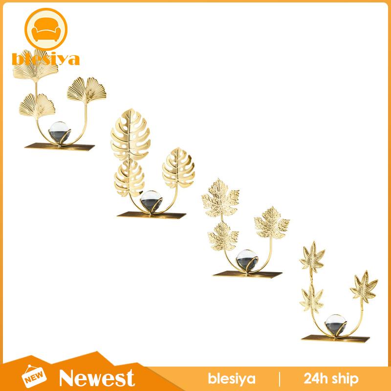 [Blesiya] Bức Tượng Lá Kim Loại hạn hán Hiện Đại Trang Trí Nhà Cửa
