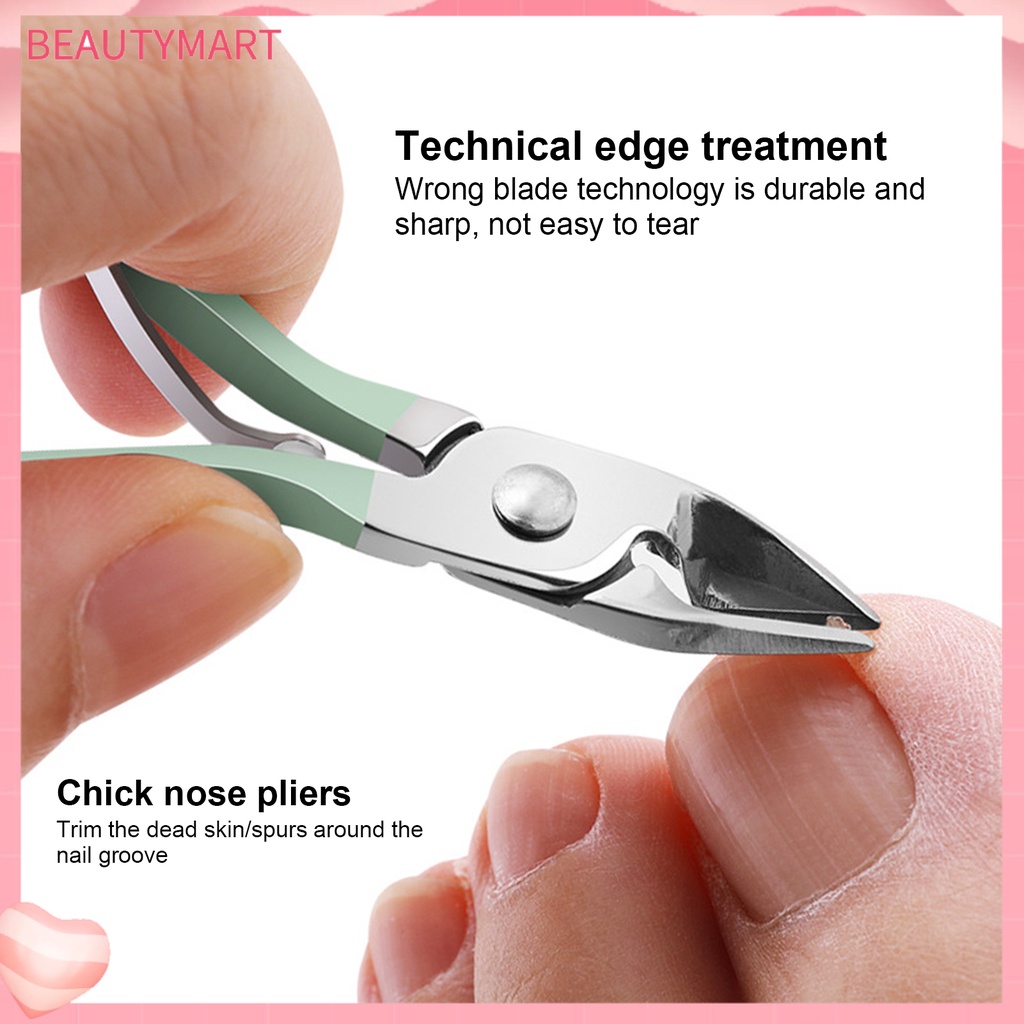 Bộ 16 Dụng Cụ Chăm Sóc Móng Tay / Lông Mày Chuyên Nghiệp Bằng Thép Không Gỉ