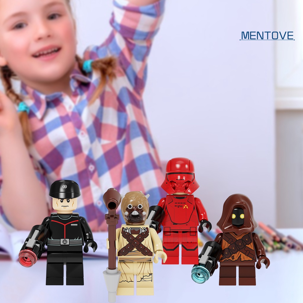 Đồ trang trí Lắp Ráp Nhân Vật Hoạt Hình Stormtrooper Javanese 4.5cm DIY