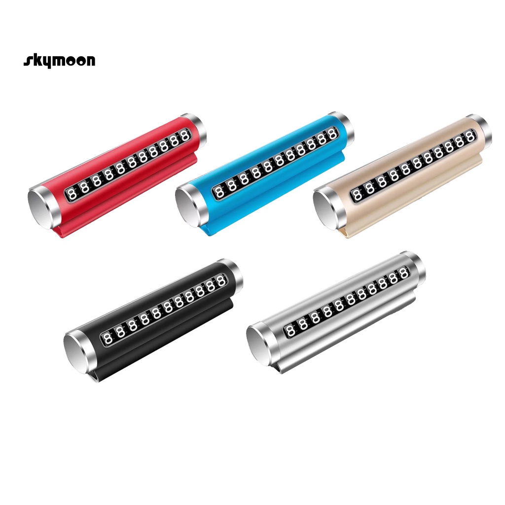 Thẻ Đỗ Xe Tạm Thời Dạng Con Lăn Bằng Kim Loại Thông Dụng Tháo Gỡ Được Cho Xe Hơi