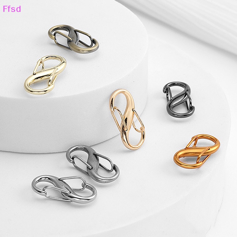 Bộ 2 Dây Xích Bằng Kim Loại Điều Chỉnh Được Có Khóa Cài Có Thể Tháo Gỡ Cho Túi Xách