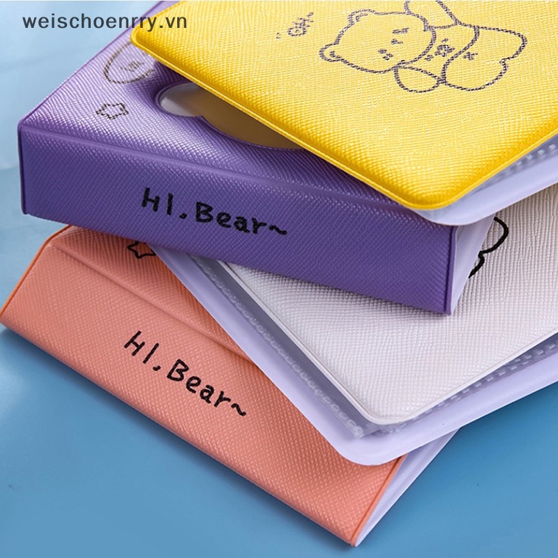 Album Đựng Ảnh 3 Inch 32 Ngăn Hình Trái Tim Xinh Xắn