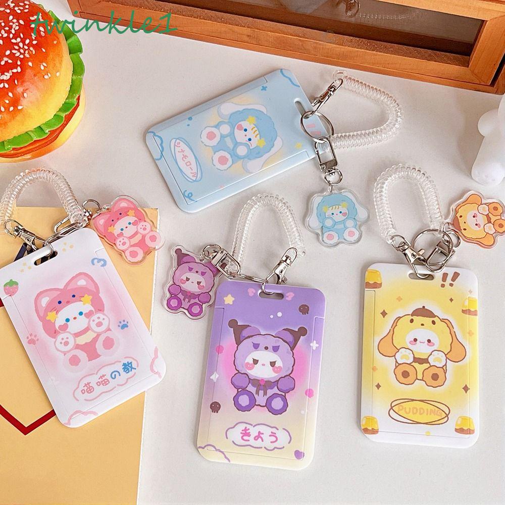 Ví Đựng Thẻ / Chìa Khóa Họa Tiết Hoạt Hình Động Vật Dễ Thương Cho Học Sinh Giá Đỡ