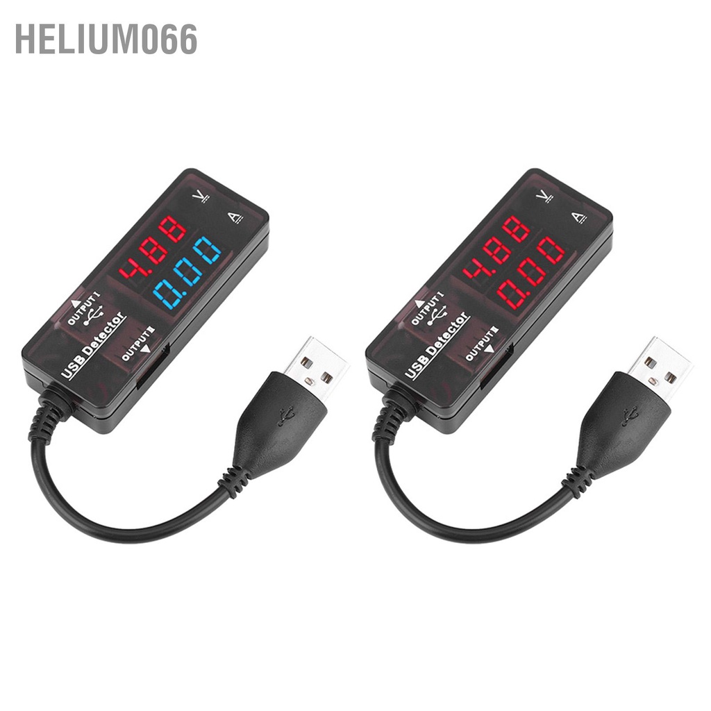 Helium066 YB26VA Màn Hình Kép USB Dò Khuếch  Điện Máy Đo Dung Lượng Pin Kiểm Tra