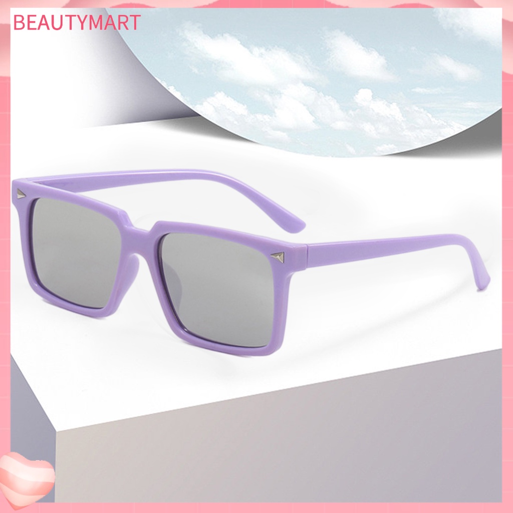 Kính Mát Hình Chữ Nhật Nhỏ Chống Tia UV400 Màu Sắc Thời Trang Unisex