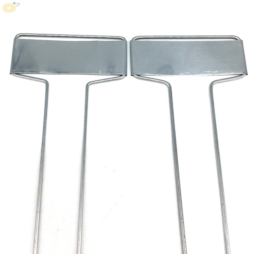 【VARSTR】Plant Labels Metal Plate Pendant Planting Reusable Stake Tags 20pcs Courtyard