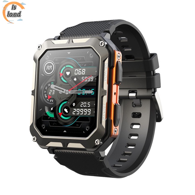 Đồng Hồ Thông Minh C20pro Màn Hình Hd 1.83 Inch Chống Thấm Nước Ip68 Và Phụ Kiện