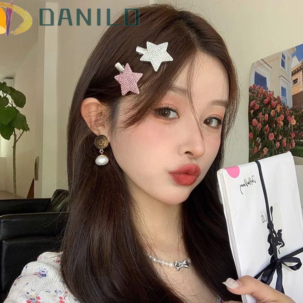 Kẹp Tóc DANILO Y2k Hình Ngôi Sao Xinh Xắn Cho Nữ|Kẹp Tóc Kim Loại Thời Trang Cho Nữ