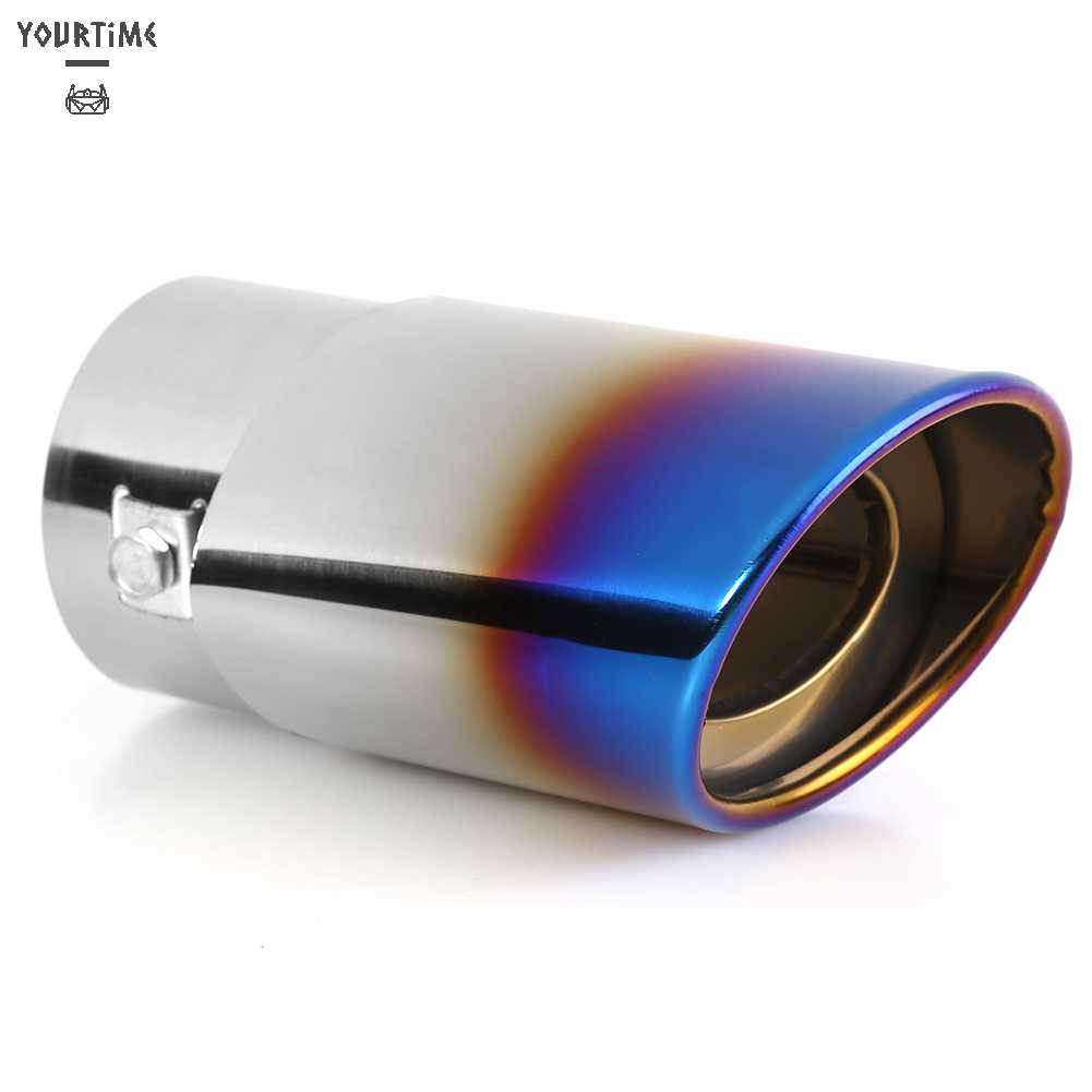 Ống Xả Xe Hơi Thẳng Bằng Thép Không Gỉ Màu Sắc Đốt Cháy