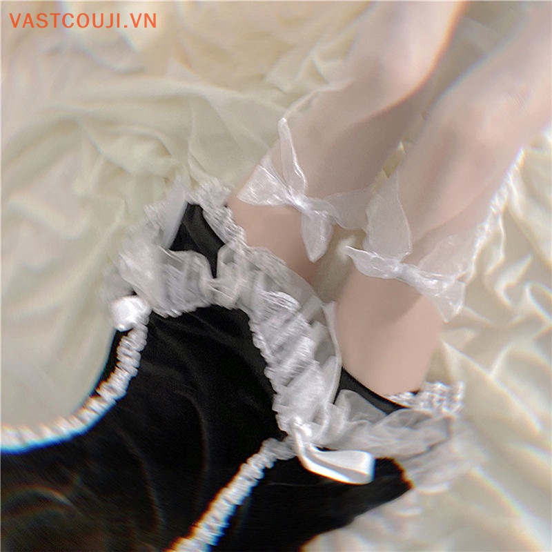 Vastji Quần Tất Ren Dài Qua Gối Gợi Cảm Cho Nữ