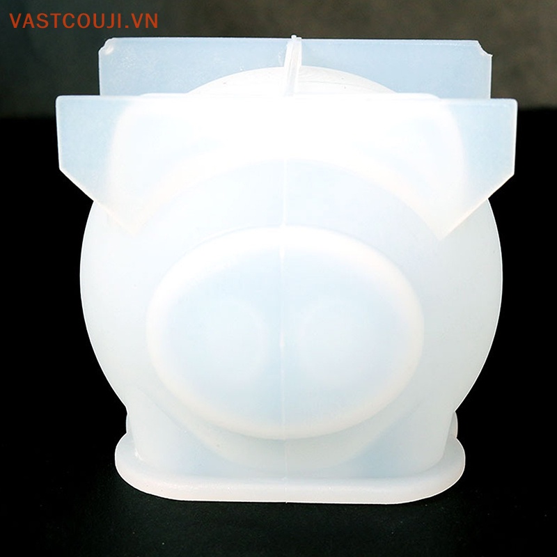 Khuôn Silicon Làm Đồ Thủ Công Hình Chú Heo Dễ Thương