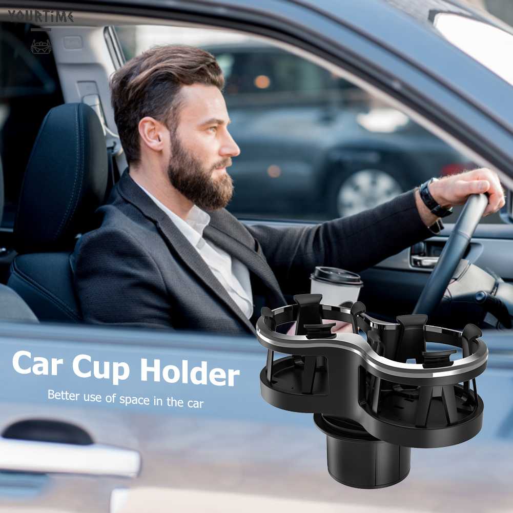 Giá Đỡ Cốc Uống Nước Hai Lỗ Dùng Trong Xe Hơi