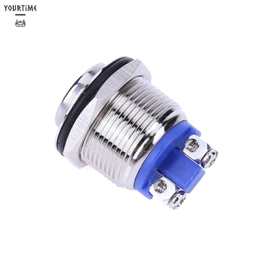 Công Tắc Nút Nhấn Bằng Kim Loại Chống Thấm Nước 19mm 12V Cho Xe Hơi