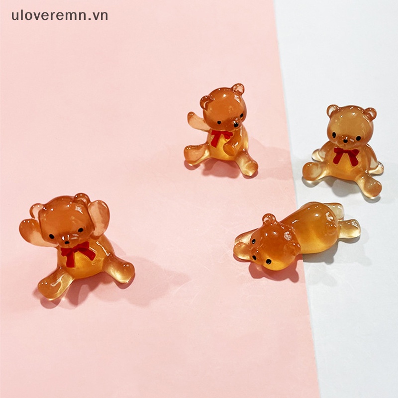 Bộ 2 Kẹp Tóc Hình Nơ Màu Dạ Quang Xinh Xắn