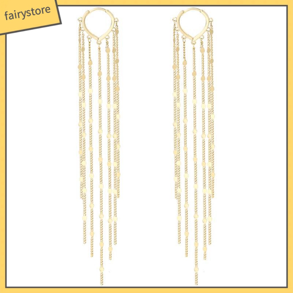 1 Đôi Bông Tai Dáng Dài Bằng Kim Loại Đính Kim Sa Hình Trái Tim Phong Cách Bohemian Thời Trang Dành Cho Nữ