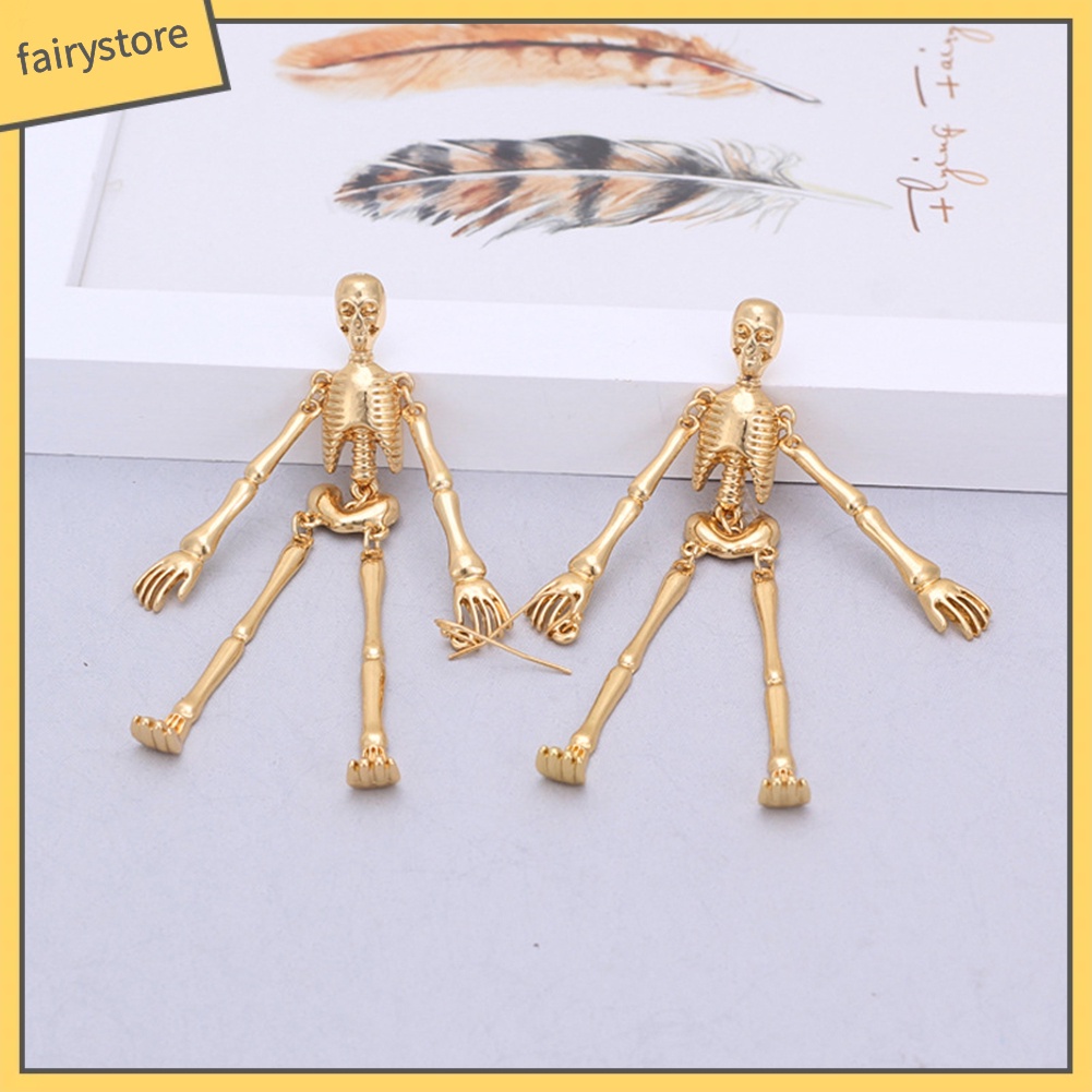 Bông Tai Hình Đầu Lâu Thời Trang Dành Cho Nữ