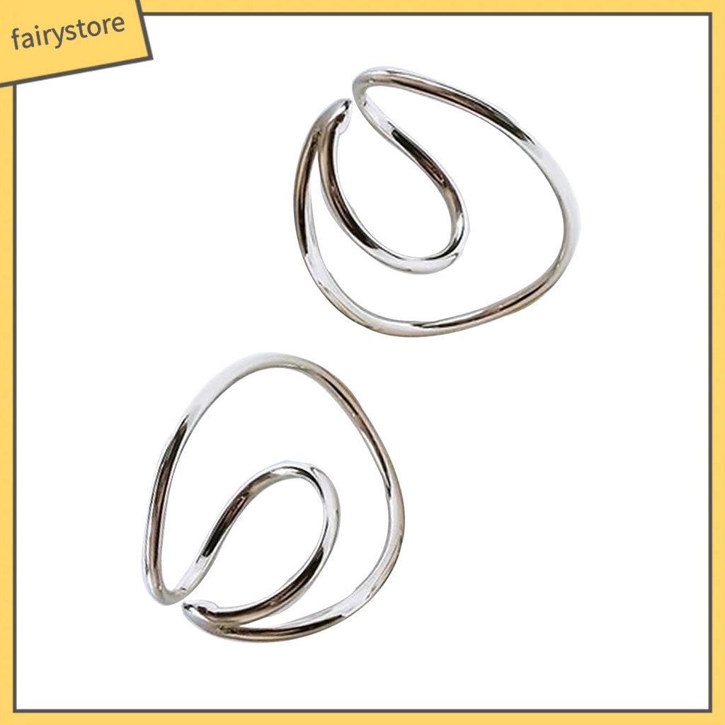 Bông Tai Dạng Kẹp Phong Cách Retro Cá Tính Cho Nữ