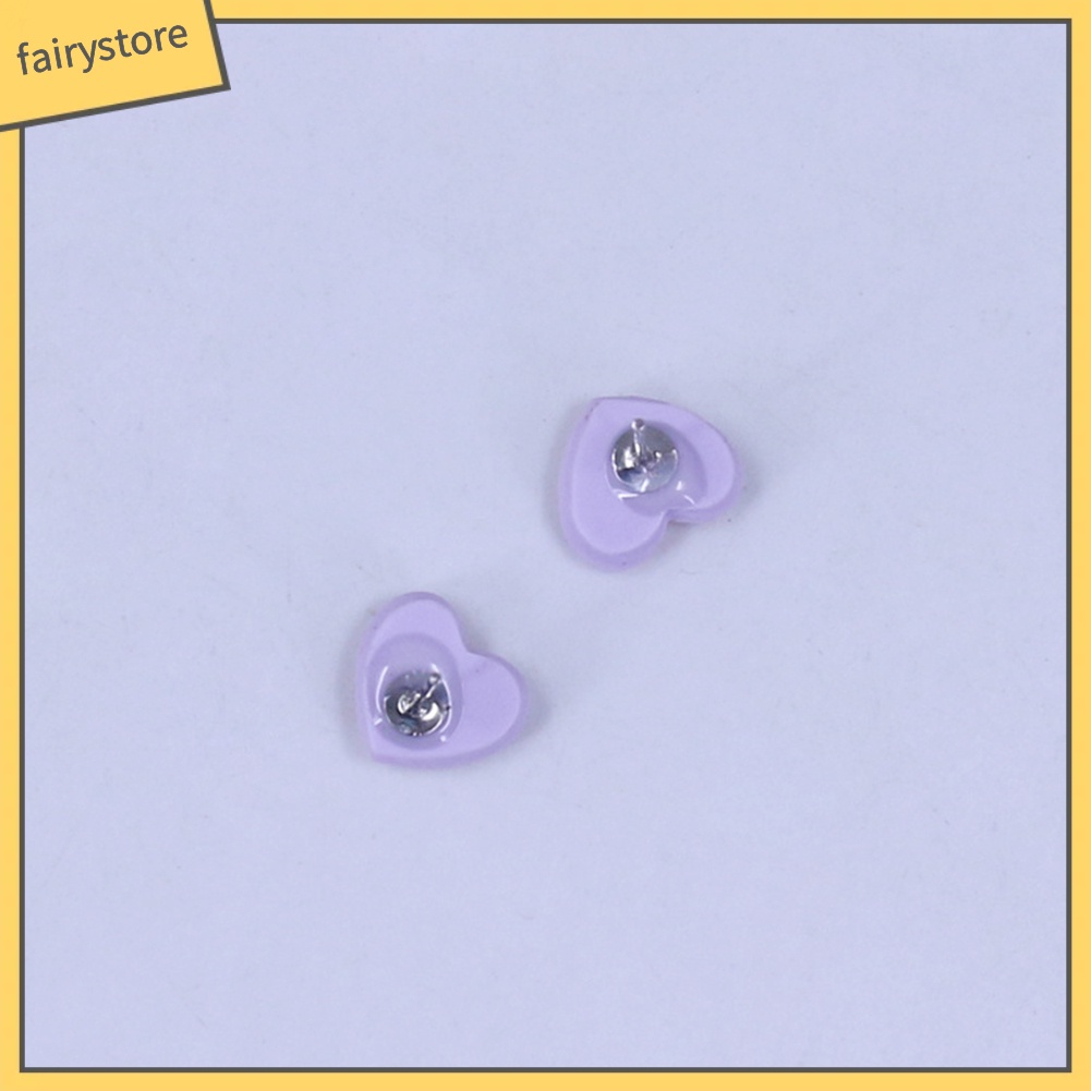 12 Đôi Bông Tai Hình Hoa Bằng Nhựa Nhiều Màu Thời Trang Dành Cho Nữ