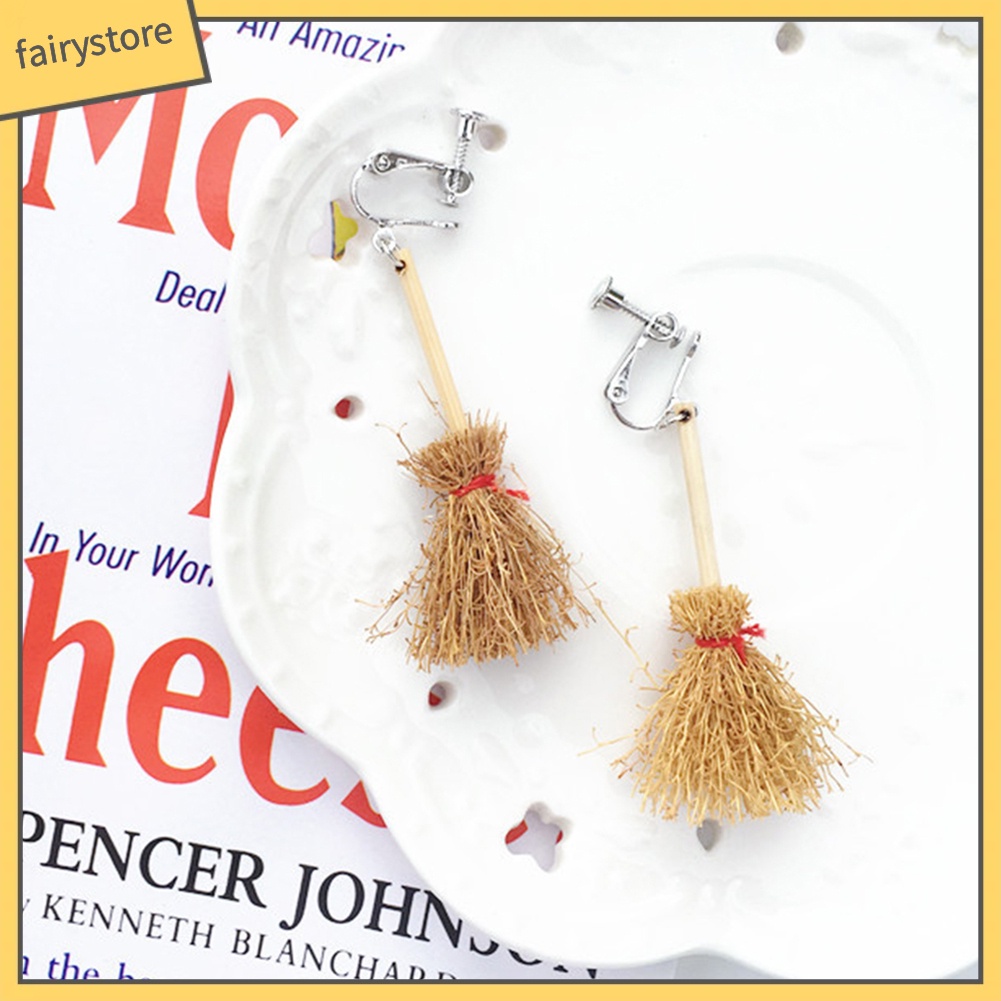 Móc Kẹp Tai Bằng Gỗ Hợp Kim Thiết Kế Sáng Tạo Cho Nữ