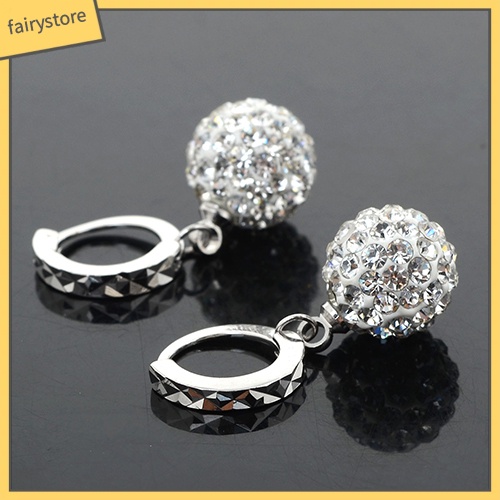 Đôi Khuyên Tai Dài Đính Đá Thời Trang Cho Nữ