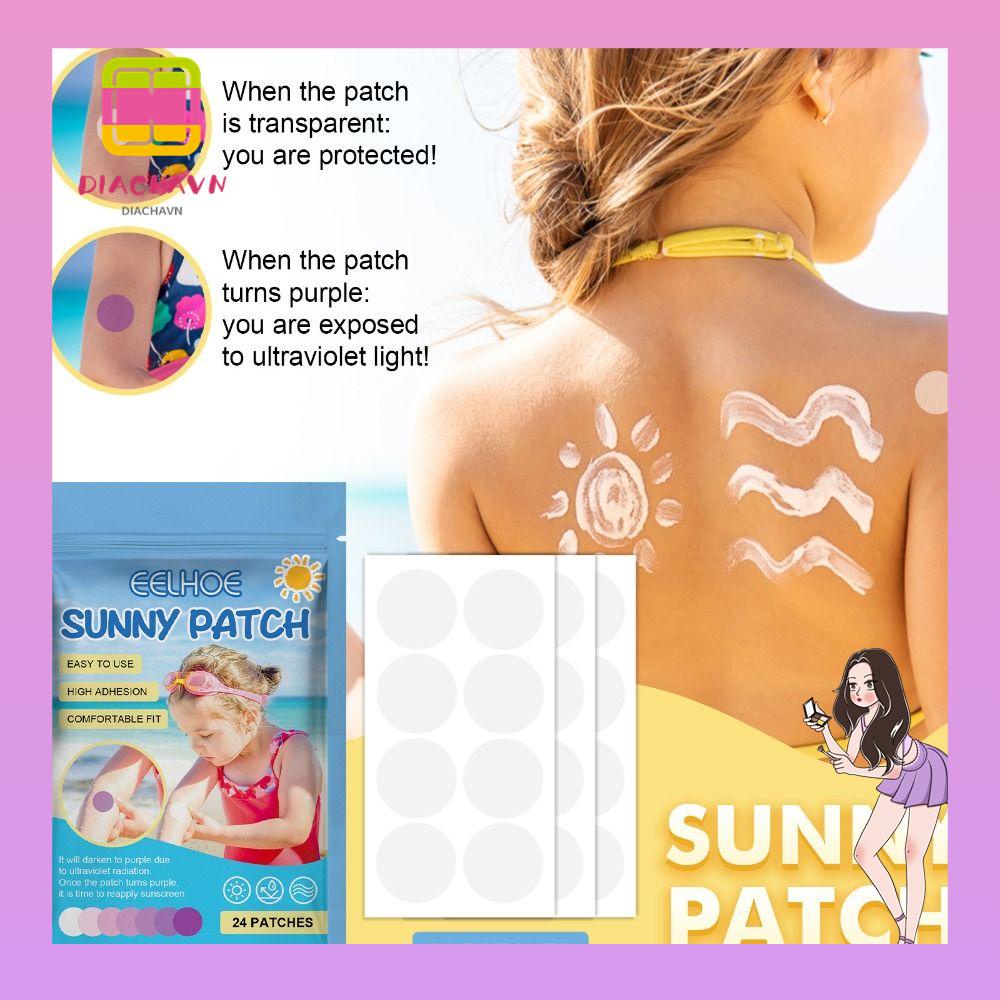 Miếng Dán UV Nhắc Nhở Nhắc Nhở Nhắc Nhở Cho Trẻ Em Và Người Lớn