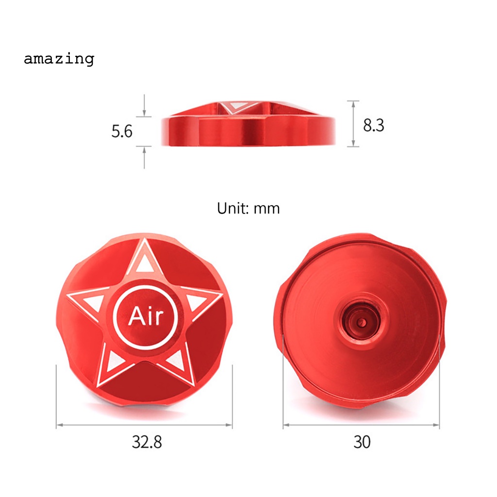 Set 4 Nắp Phuộc Trước Xe Đạp Bằng Hợp Kim Nhôm Cứng Chống Bụi Chống Sốc