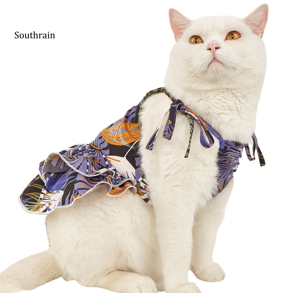 Váy Tím Hai Tầng Thoải Mái Dễ Phối Đồ Cho Thú Cưng