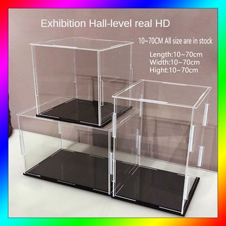 Hộp Trưng Bày Mô Hình Nhân Vật Anime Bằng Acrylic Trong Suốt Chống Bụi 30cm
