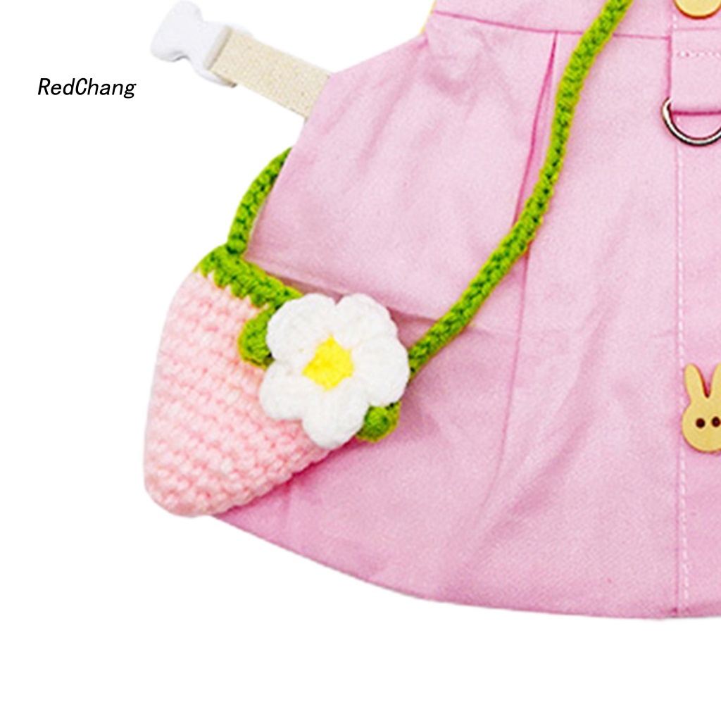 Rc ~ 1 Set Đầm Thỏ Hoạt Hình Bắt Mắt Có Thể Điều Chỉnh Họa Tiết Hoạt Hình Cho Thỏ Công Sở