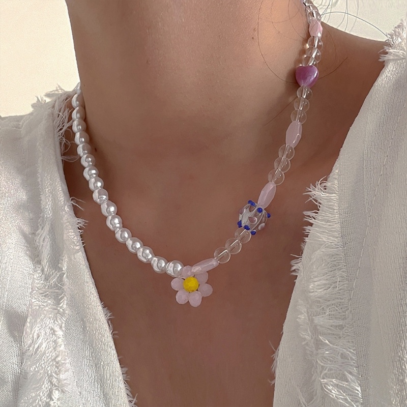 Vòng cổ Mặt Hoa Có Thể Điều Chỉnh Độ Dài Dành Cho Nữ