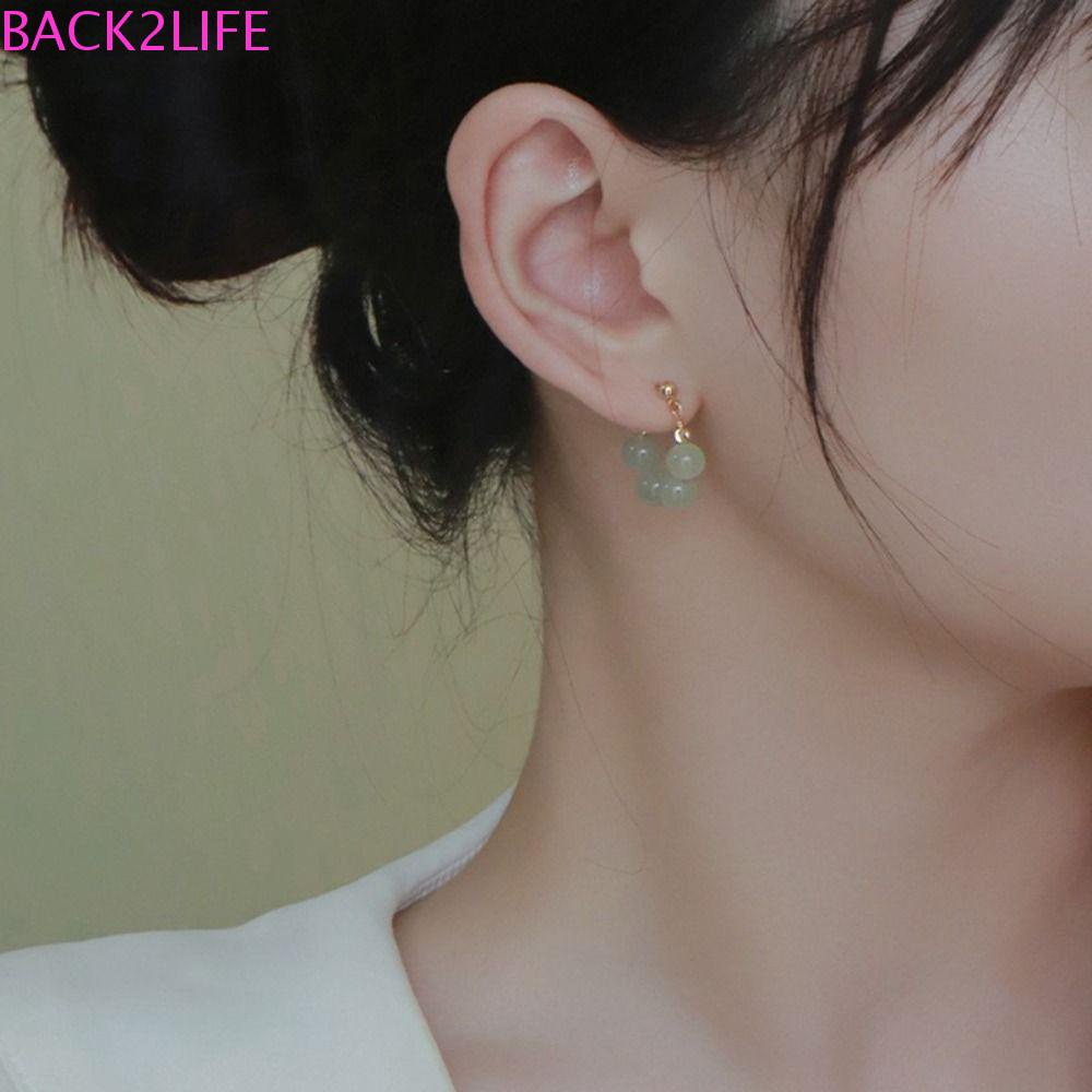 Bông Tai Tròn Đính Hạt Thời Trang Vintage 2life