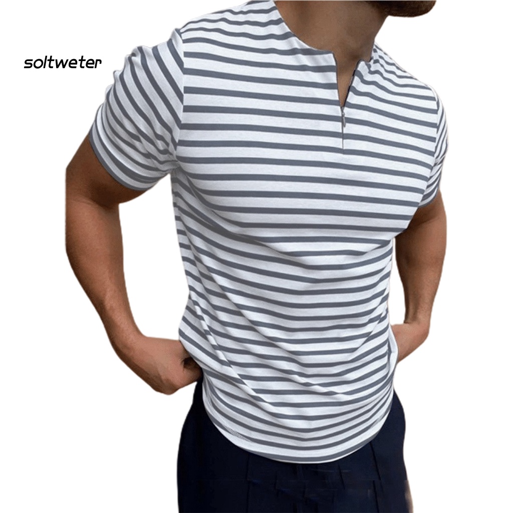 Áo Thun Tay Ngắn Cổ Tròn Siêu Nhẹ Thời Trang Mùa Hè Cho Nam